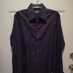 Benetton Purple  Cuffed Shirt